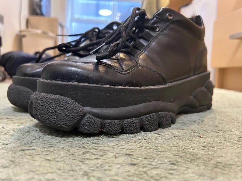 ASOS Design Chunky Leather Trainers