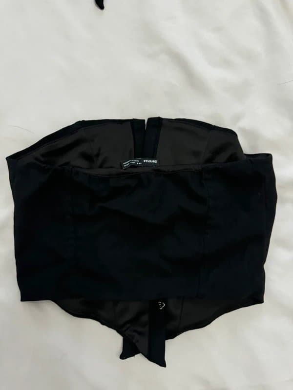 Bershka bershka hook and eye strapless corset