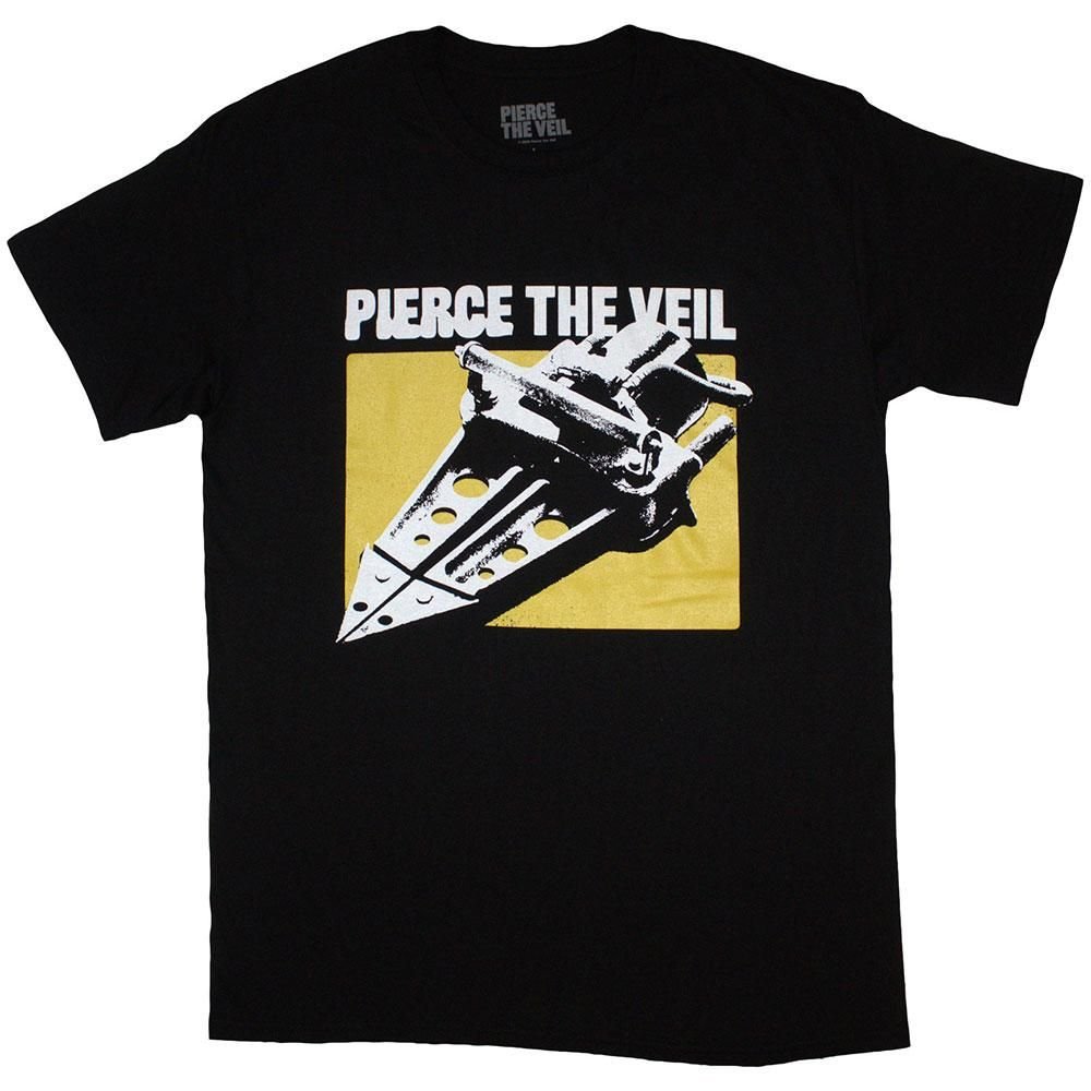 Pierce The Veil Pierce The Veil Men's Jaws T-Shirt in Black - 2