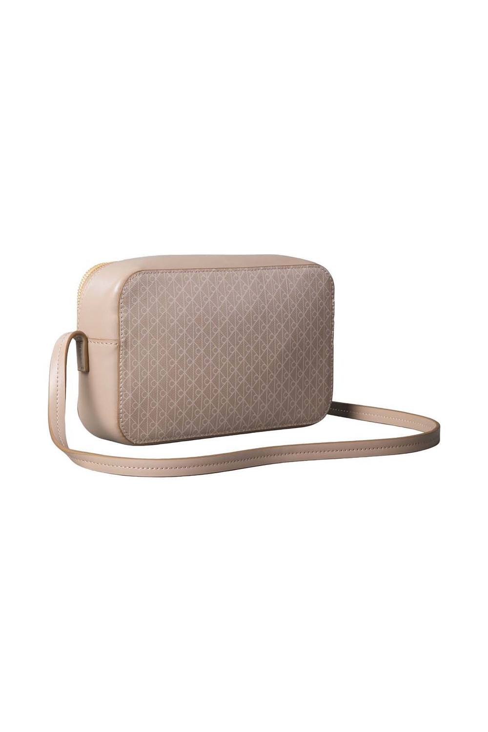 Calvin Klein Calvin Klein Women's Emblem Aop Elongated Camera Bag Desert Taupe Aop - 2