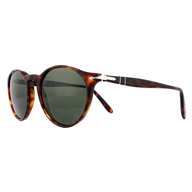 Persol Persol Men's Round Havana Green Sunglasses in Brown - 2