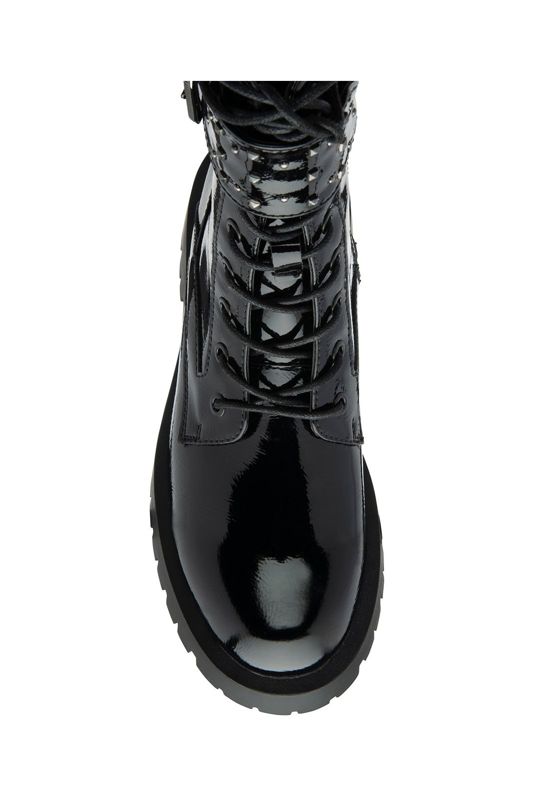 Ravel Ravel Women's Black Patent 'Bilston' Zip-Up Ankle Boots - 4