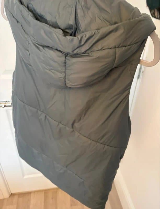 Zara Zara khaki body warmer puffer jacket coat age 9-10