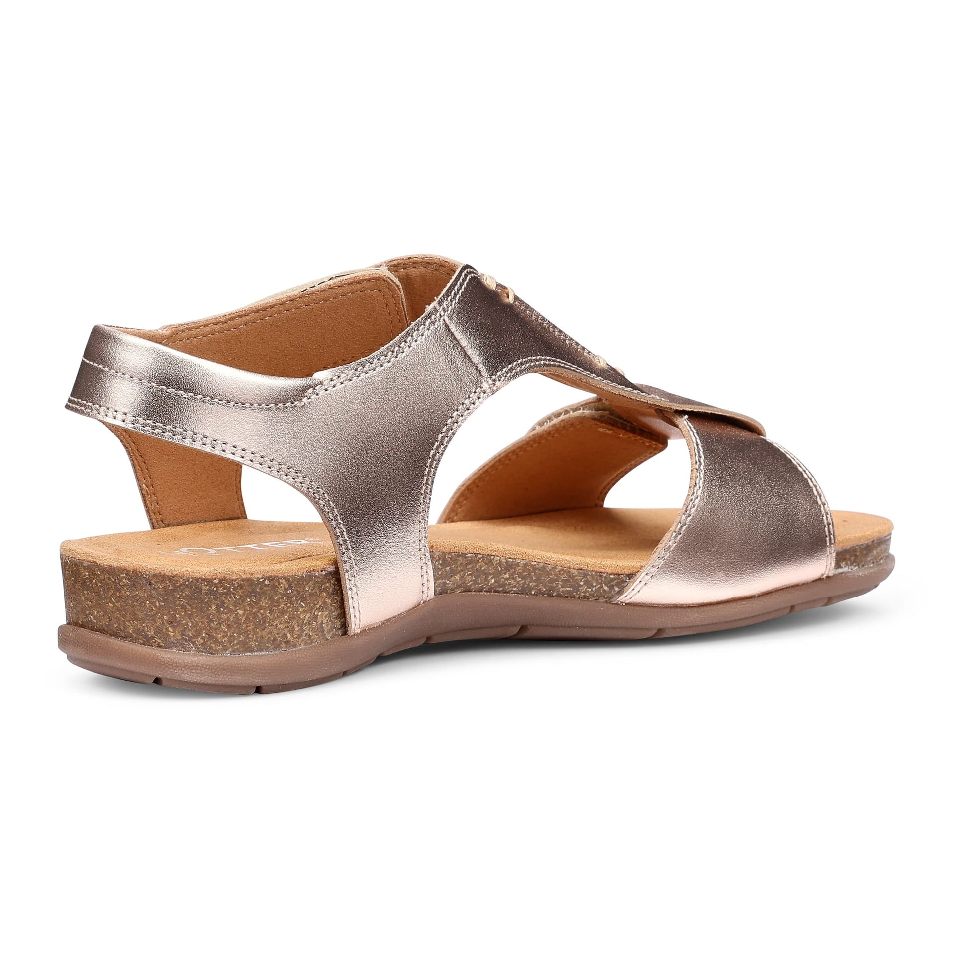 Hotter Hotter Women's Wide Fit 'Rysy' Sandals in Metallic Gold - 4