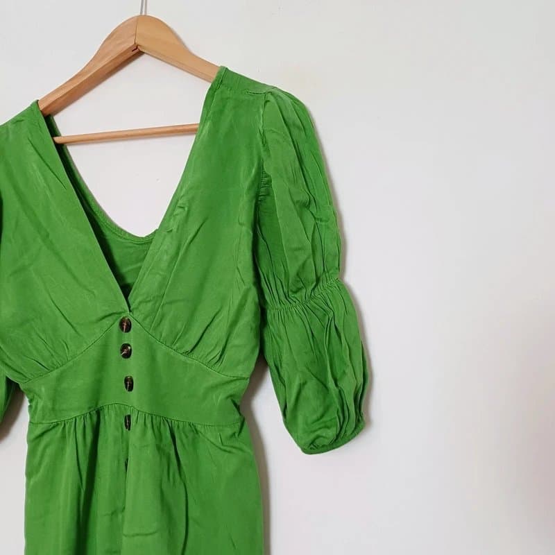 Boohoo Boohoo women's green jumpsuit - playsuit size 6