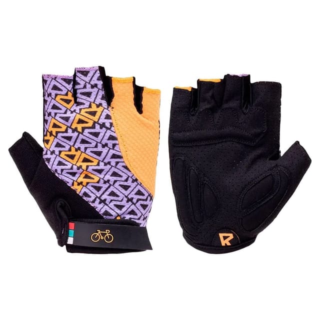 Radvik Radvik Men's Runde Fingerless Gloves in Purple - 3