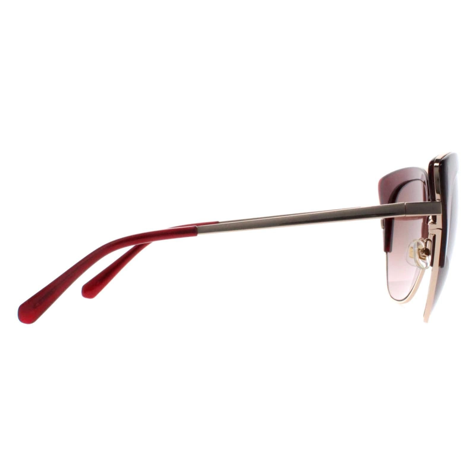 Kate Spade Kate Spade Women's Cat Eye Gold Burgundy Gradient Abinaya - 4
