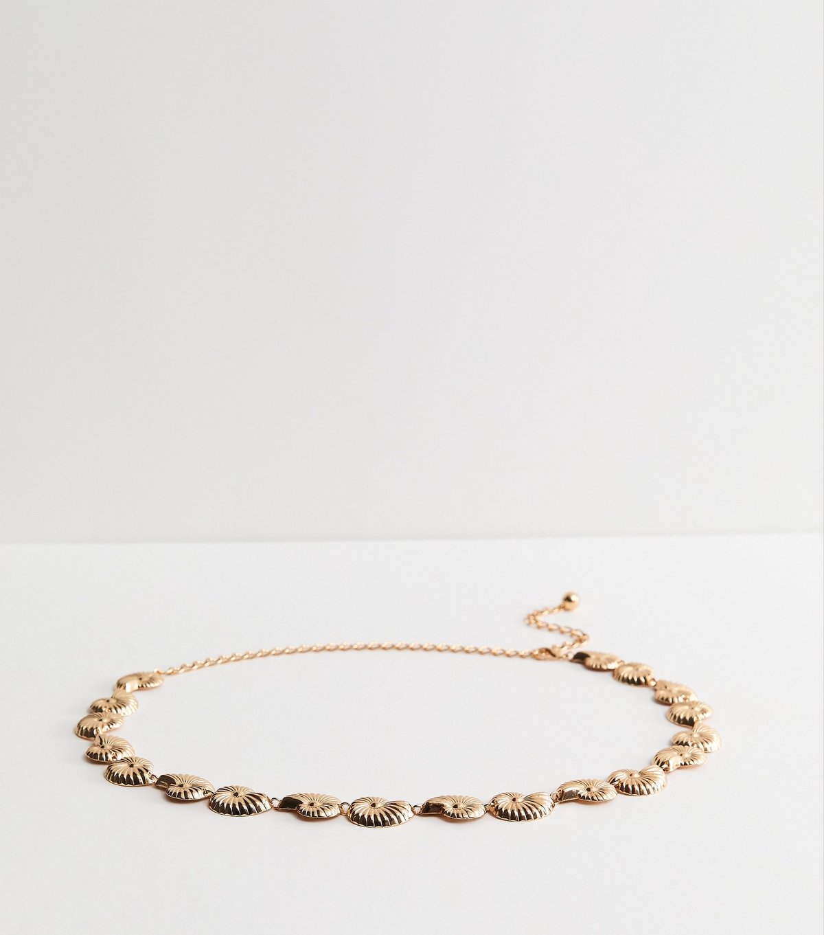 New Look Gold Tone Seashell Chain Belt New Look - 2