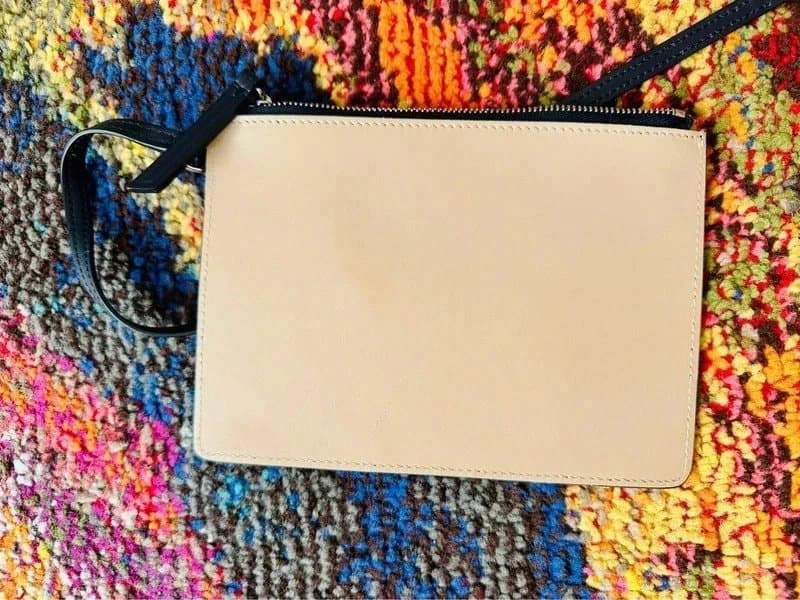 Celine Céline Phoebe Philo Era Twisted Cabas Pouch – Old Céline Leather Clutch