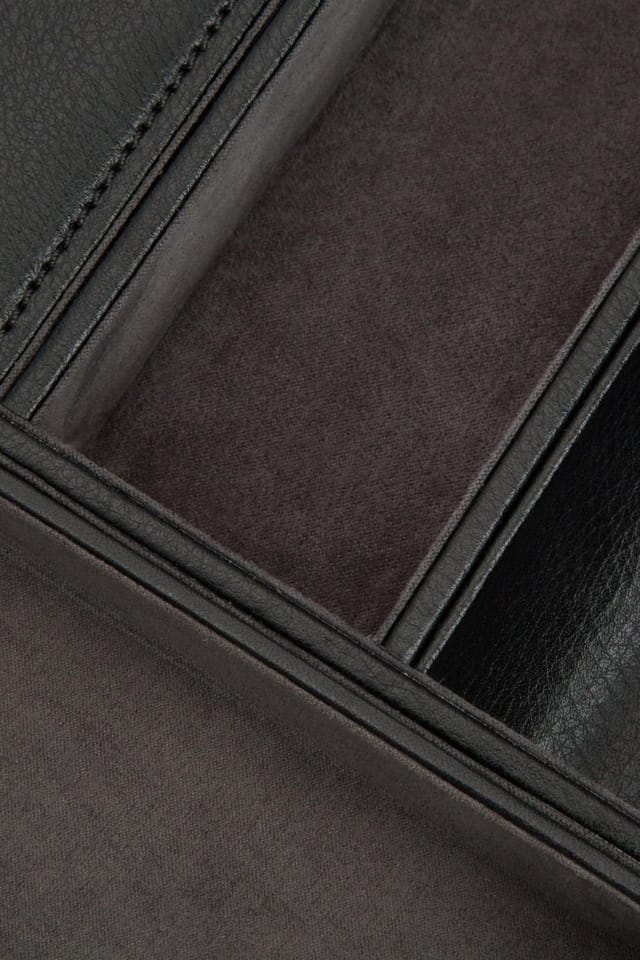 Wolf WOLF Men's Blake Valet Tray With Cuff in Dark Grey - 3