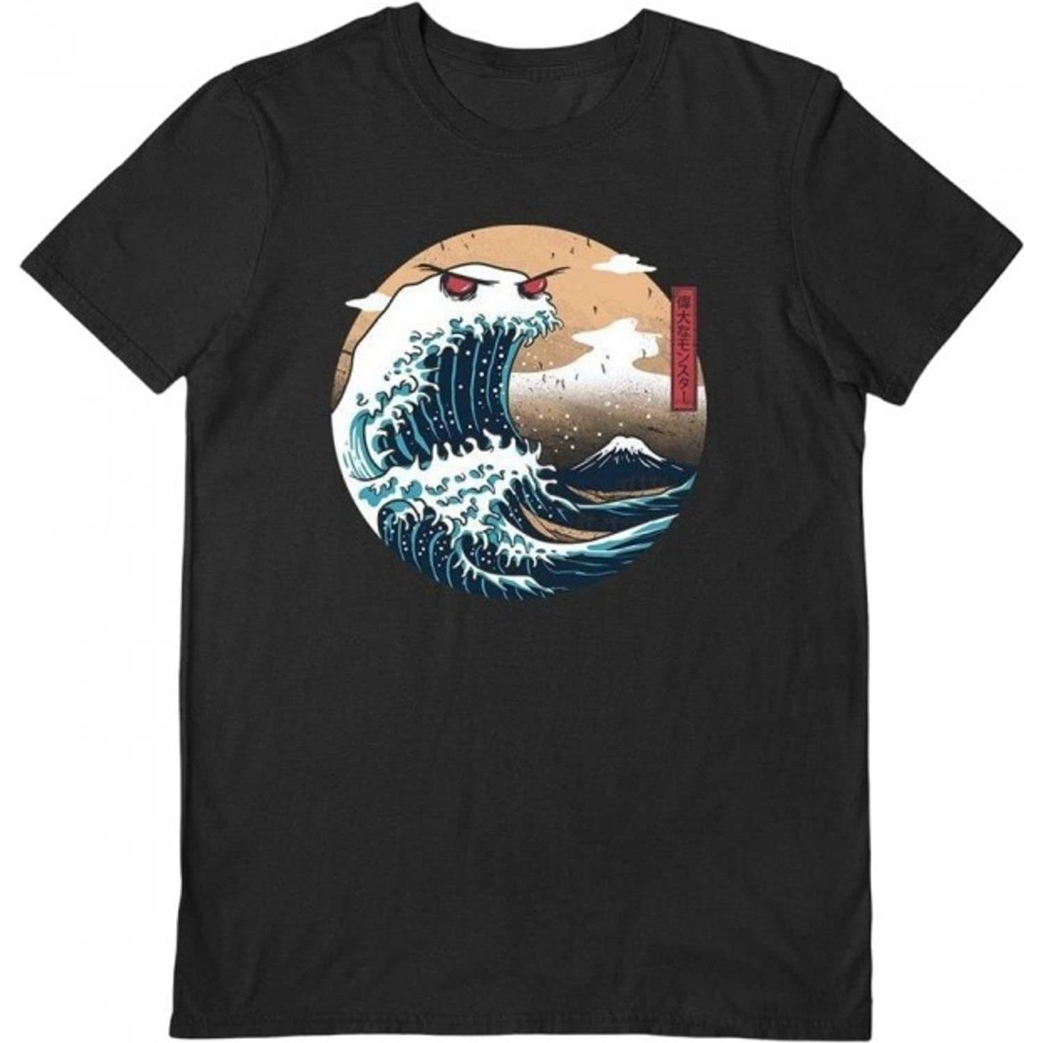 Vincent Trinidad Vincent Trinidad Men's The Great Monster Of Kanagawa T-Shirt in Black