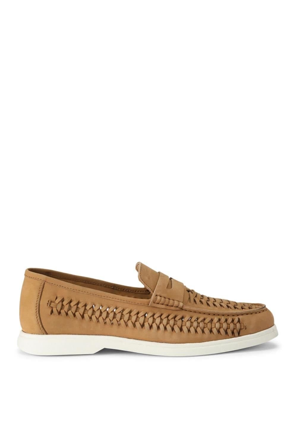 KG Kurt Geiger KG Kurt Geiger Men's 'Sully Weave' Nubuck Shoes in Tan