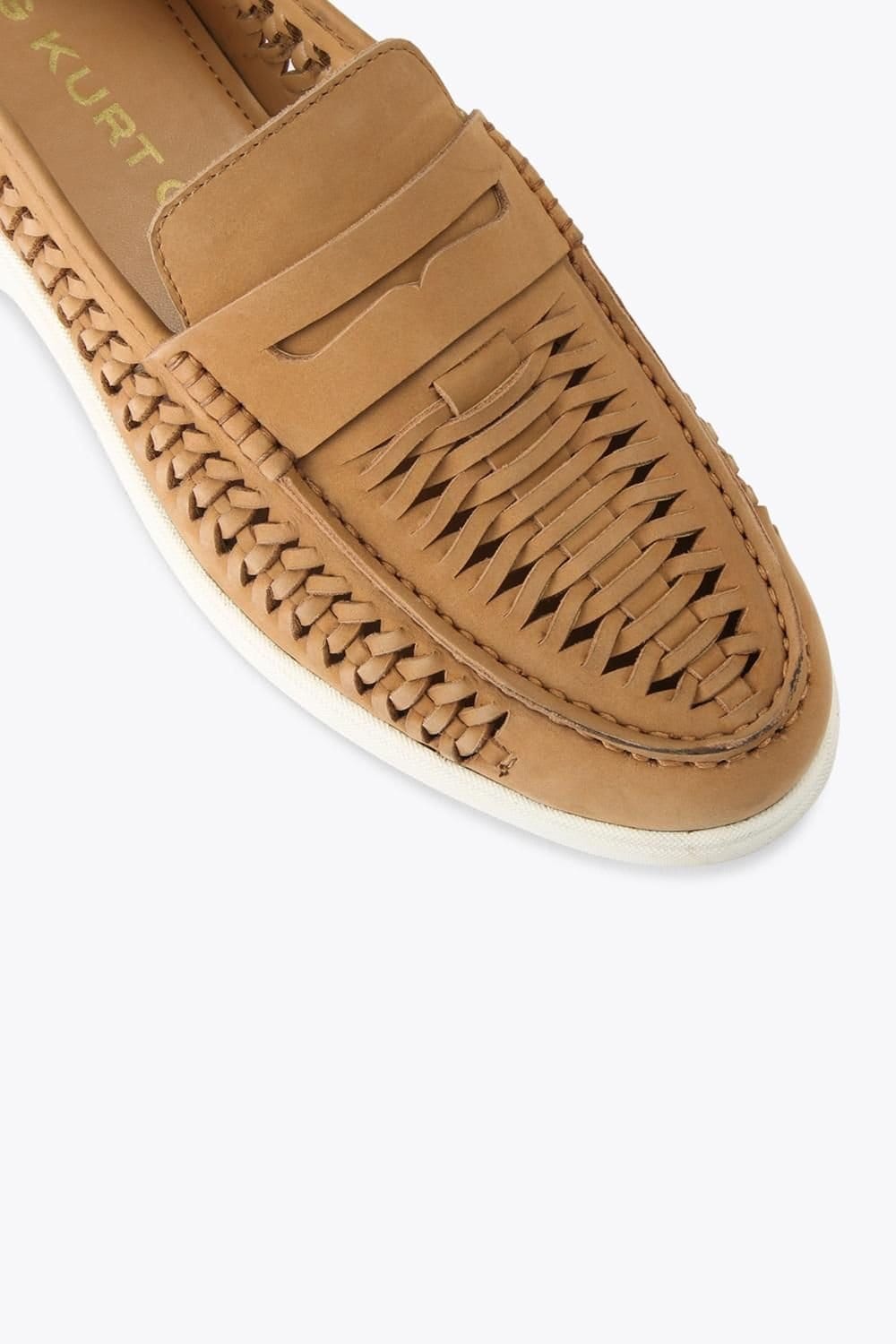 KG Kurt Geiger KG Kurt Geiger Men's 'Sully Weave' Nubuck Shoes in Tan - 4