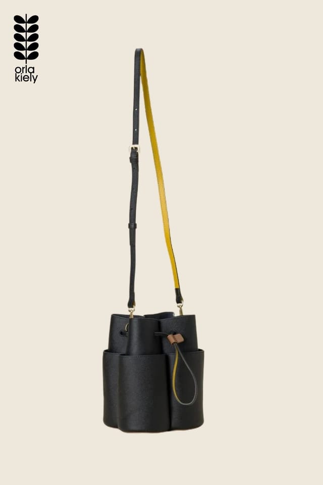 Orla Kiely Orla Kiely Women's Flower Petal Crossbody - Black - 2