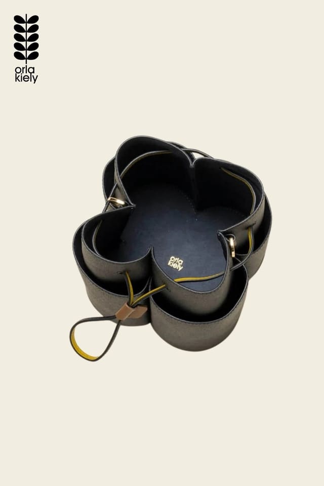 Orla Kiely Orla Kiely Women's Flower Petal Crossbody - Black - 3