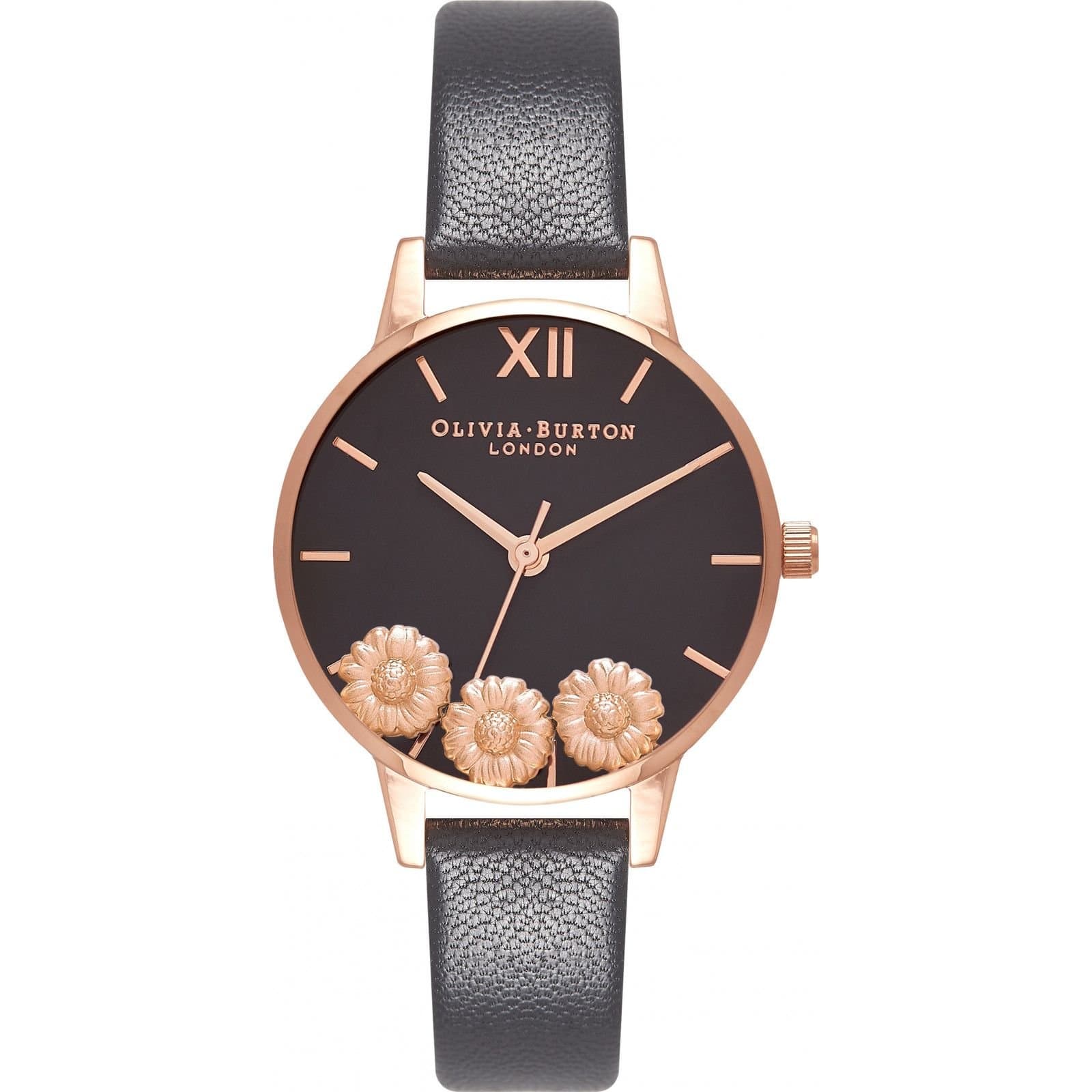 Olivia Burton Olivia Burton Women's OB16CH05 30mm Quartz Watch in Black