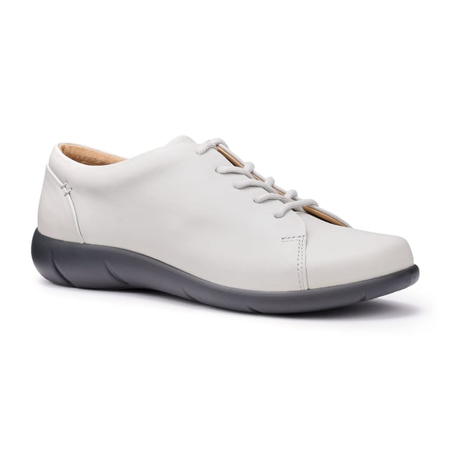 Hotter Hotter Women's Wide Fit 'Dew II' Casual Lace-Ups in Pale Grey - 2