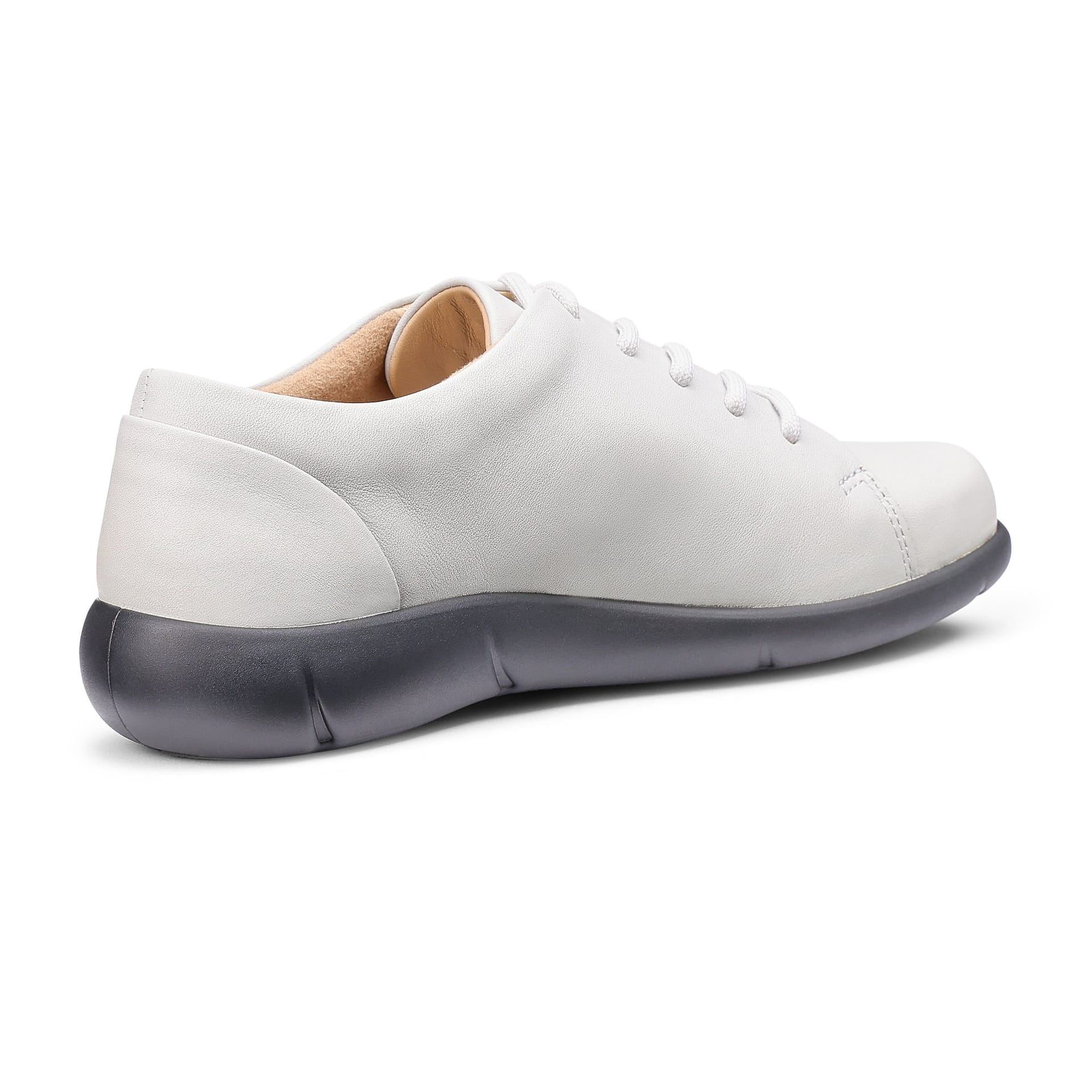 Hotter Hotter Women's Wide Fit 'Dew II' Casual Lace-Ups in Pale Grey - 4