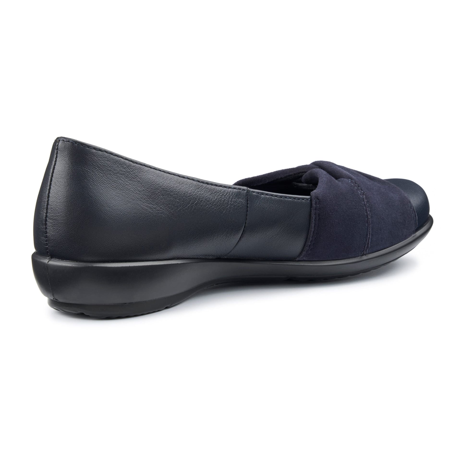Hotter Hotter Women's Wide Fit 'Lark' Ballerinas in Navy - 4