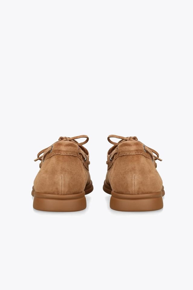 Steve Madden STEVE MADDEN Women's 'Ports Brown' Suede Flats in Brown - 3