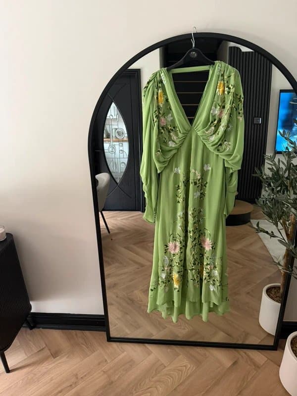 ASOS ASOS green flower dress