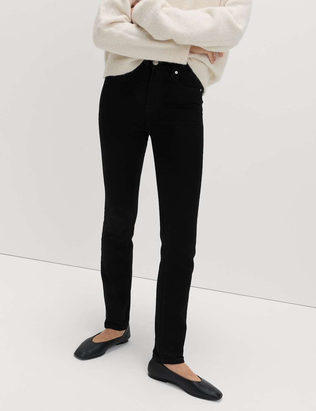 Marks & Spencer M&S Lily Slim Fit Jeans Black Mix - 2