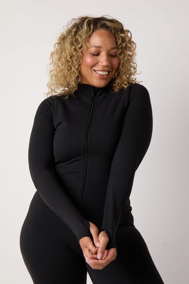 Asquith London Asquith London Women's ASQ Zip Thru Jacket in Black - 2