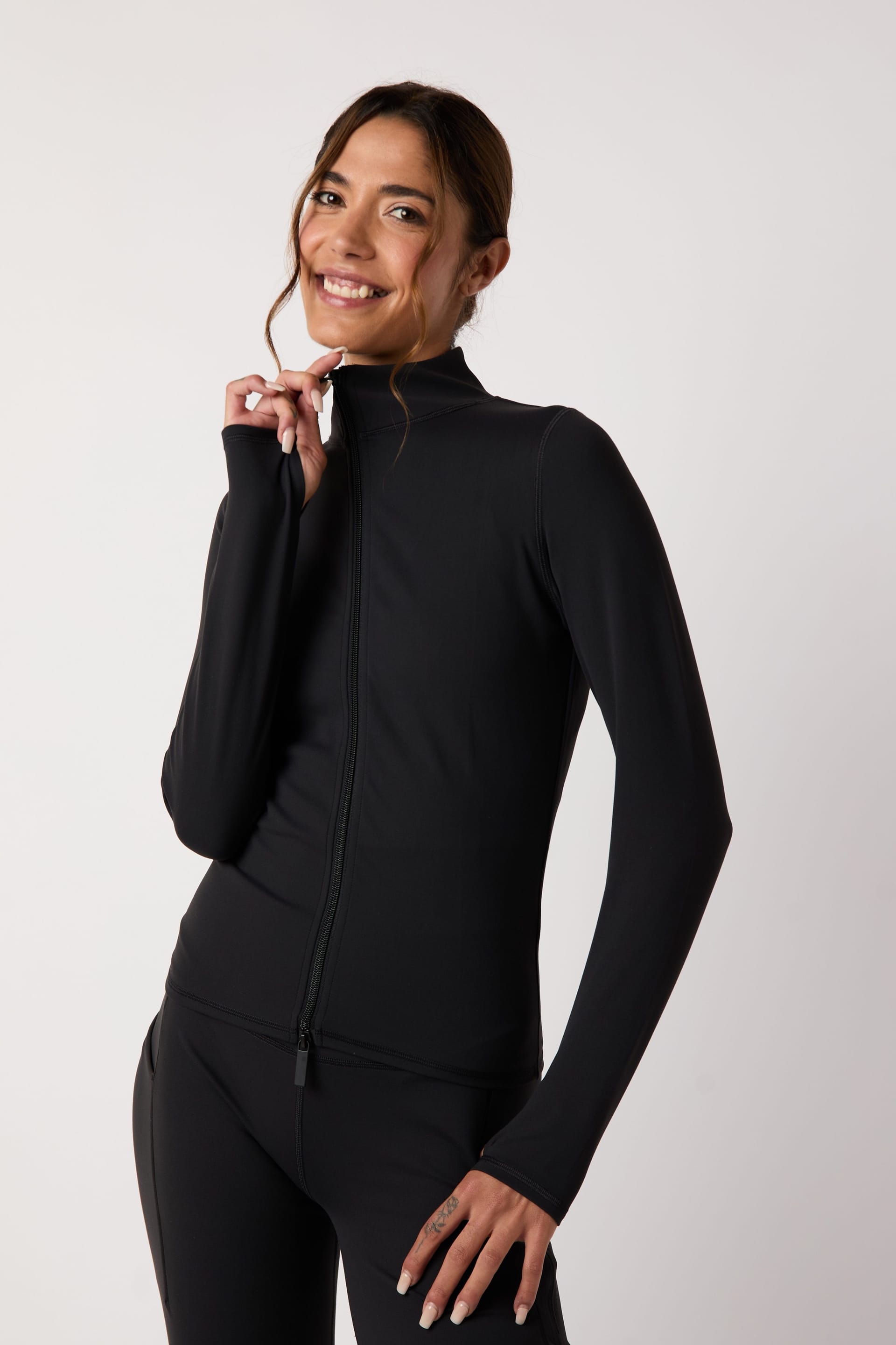 Asquith London Asquith London Women's ASQ Zip Thru Jacket in Black - 4