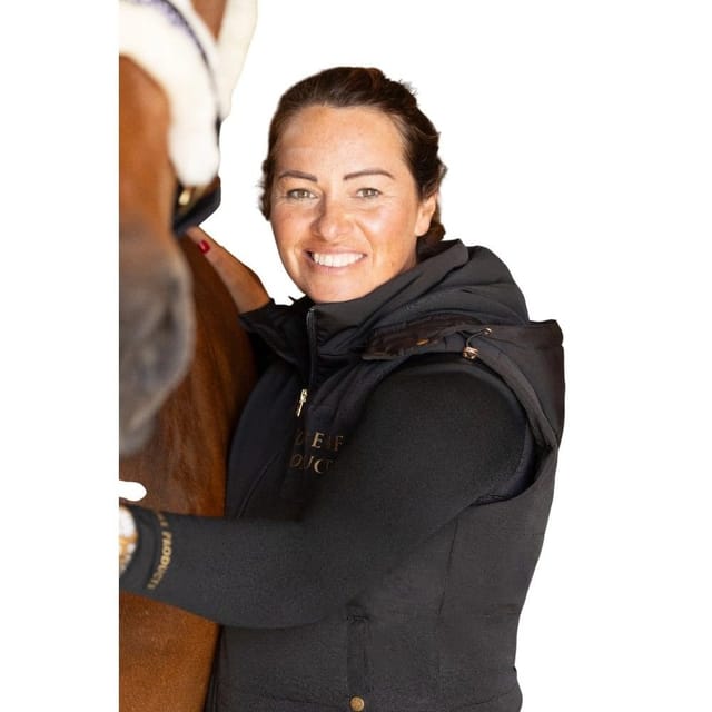 Supreme Products Supreme Products Women's Padded Riding Gilet in Black - 2