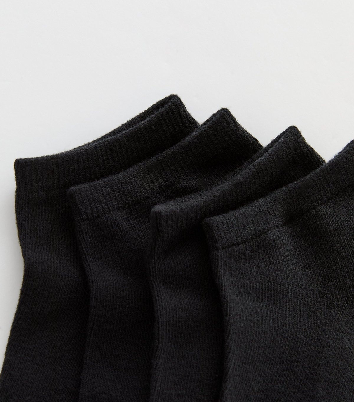 New Look 4 Pack of Black Trainer Socks New Look - 2