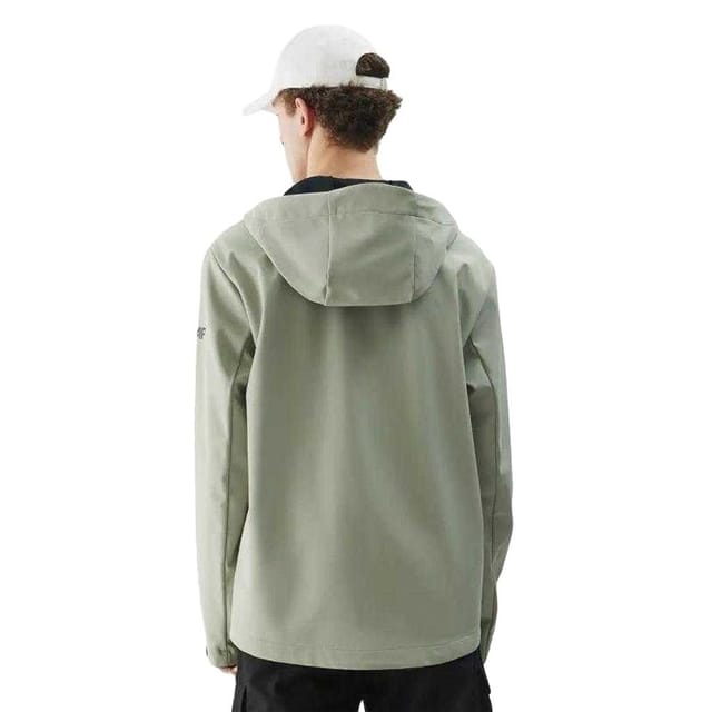 4F 4F Men's WSS25TSOFM324 Soft Shell Jacket in Green - 2