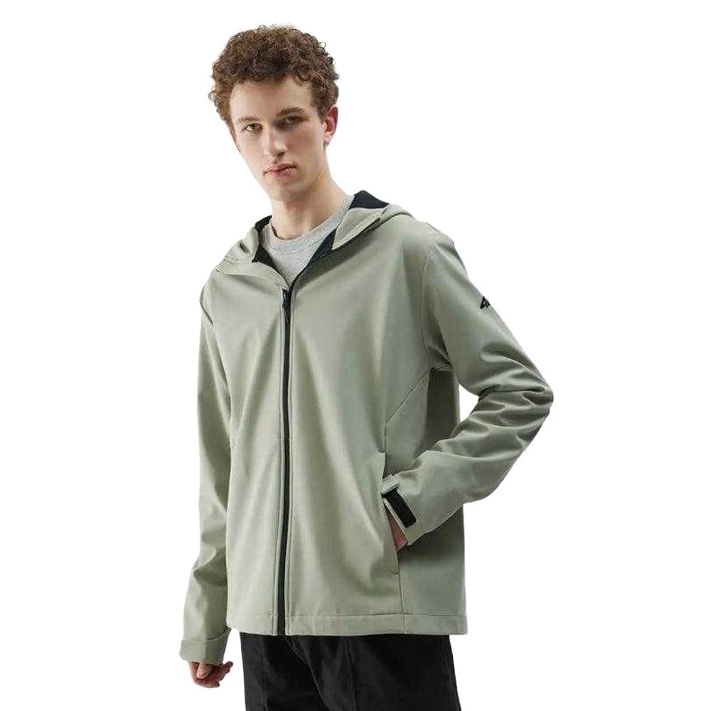 4F 4F Men's WSS25TSOFM324 Soft Shell Jacket in Green - 4