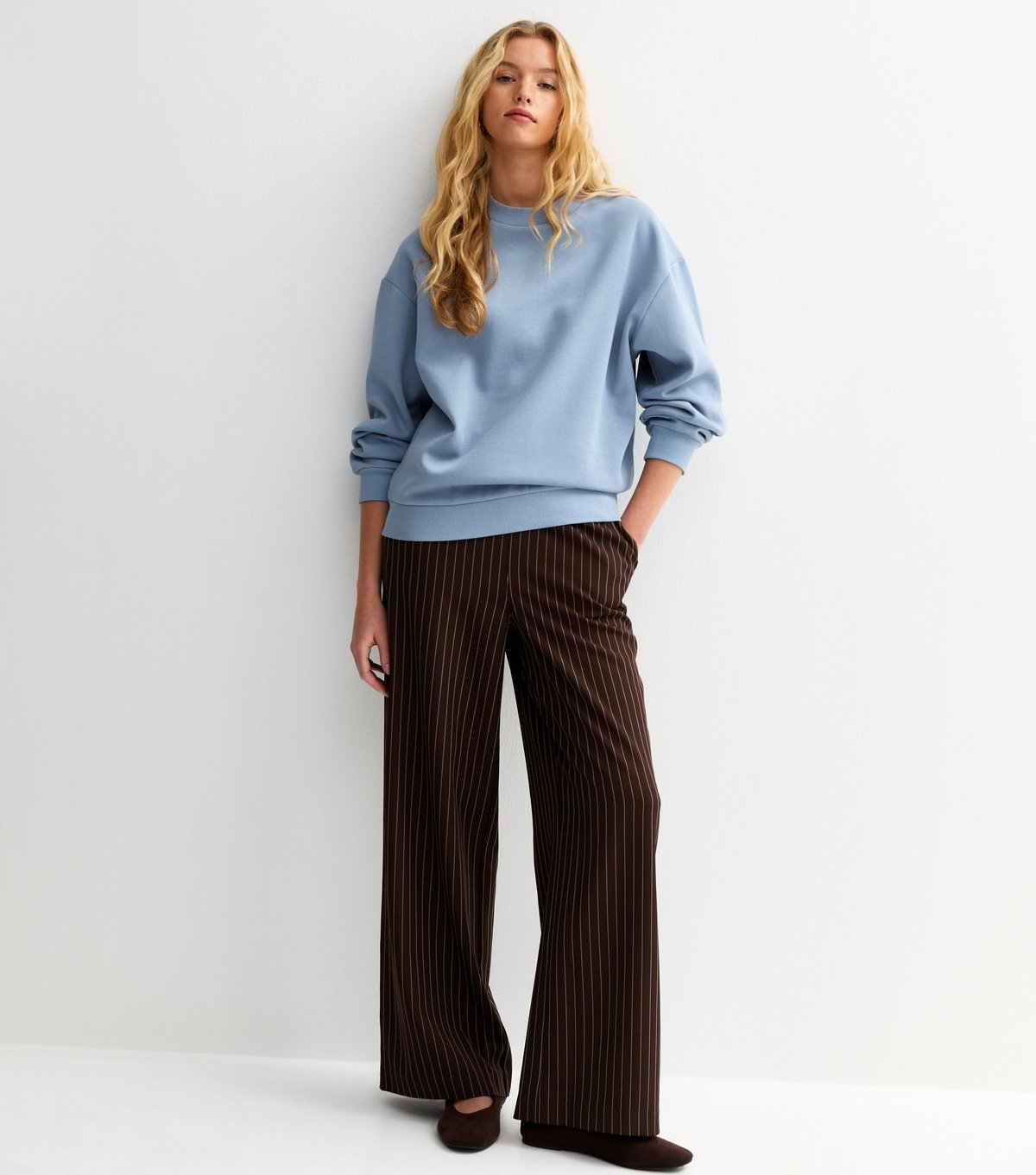 New Look Women's Blue Crew Neck Sweatshirt New Look - 3