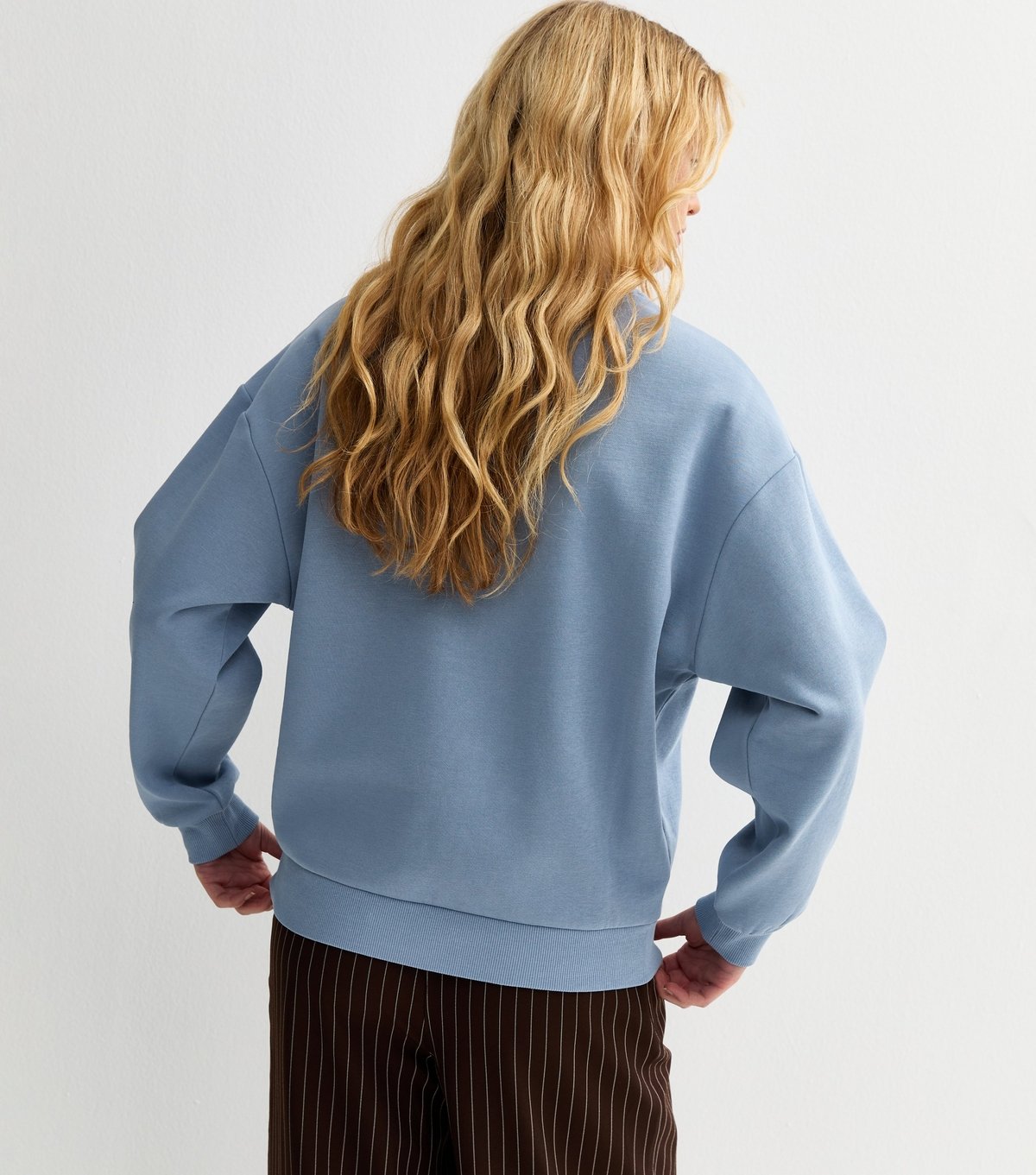 New Look Women's Blue Crew Neck Sweatshirt New Look - 4