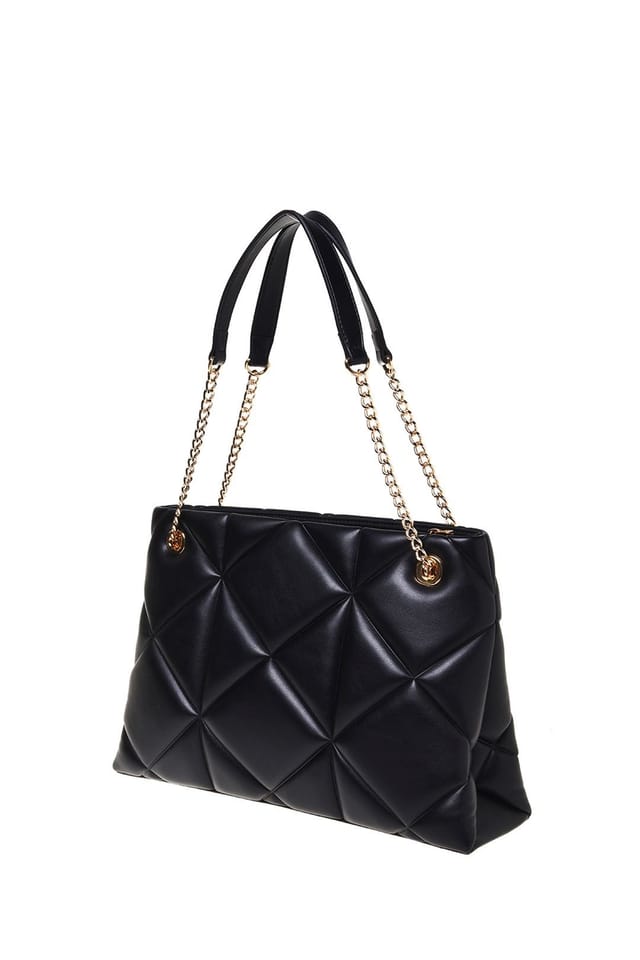 Love Moschino Love Moschino Women's Pillow Quilted Tote Bag Black - 2