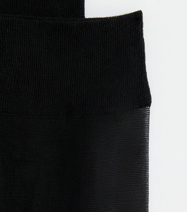 New Look Black Knee High Tights New Look - 3