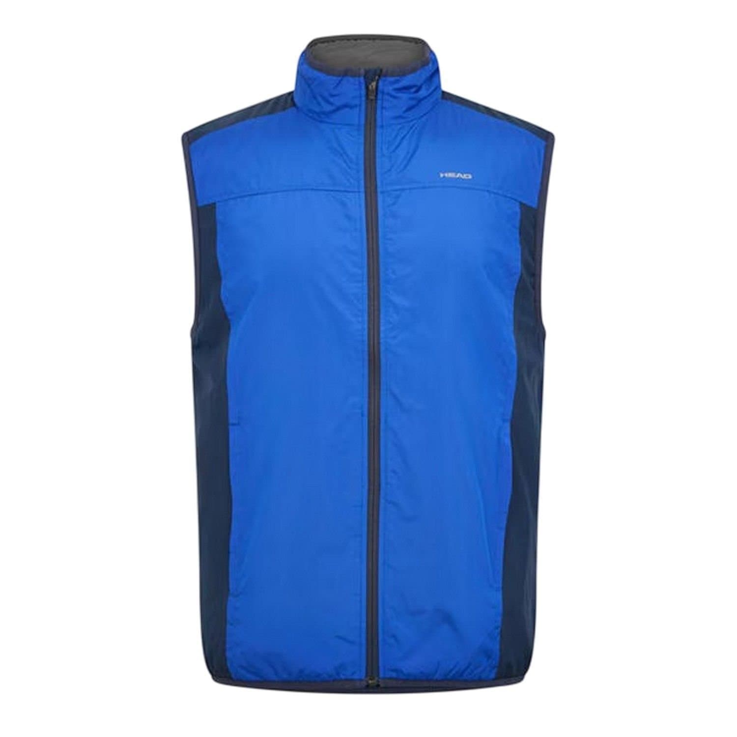 Head Head Men's Endurance Colour Block Sleeveless Gilet in Blue
