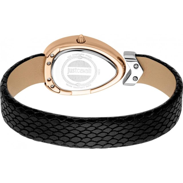 Just Cavalli Just Cavalli Women's JC1L321L0065 Signature Snake 24mm Quartz Watch in Black - 2