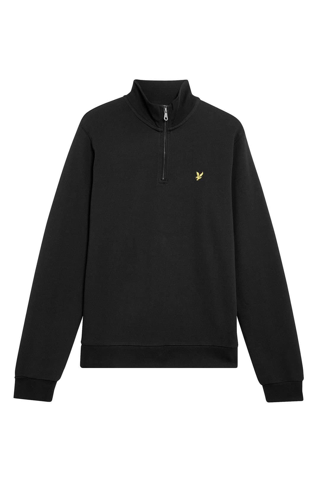 Lyle & Scott Lyle & Scott Men's Loopback Quarter Zip Sweatshirt Jet Black