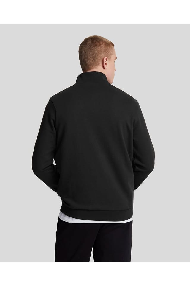 Lyle & Scott Lyle & Scott Men's Loopback Quarter Zip Sweatshirt Jet Black - 3