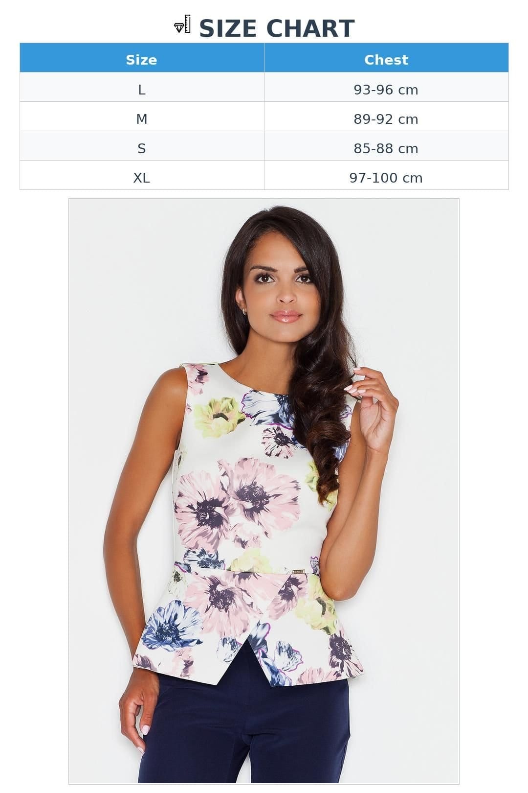 Love Lace Love Lace Women's Sleeveless Basque Blouse Floral Boat Neck Slit in Beige - 4