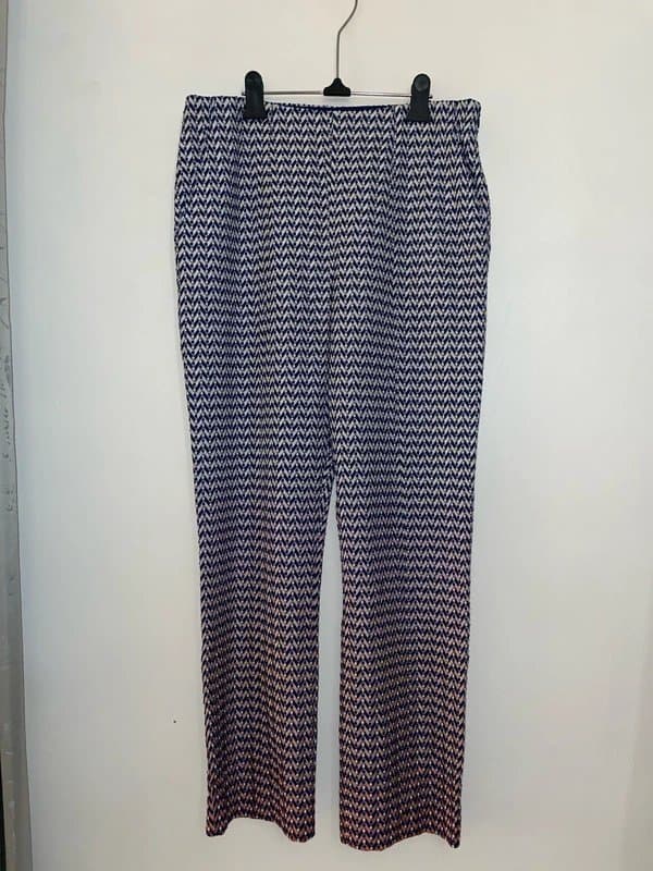 Missoni Missoni Women’s Blue Multi Trousers Size Eu 46 UK14