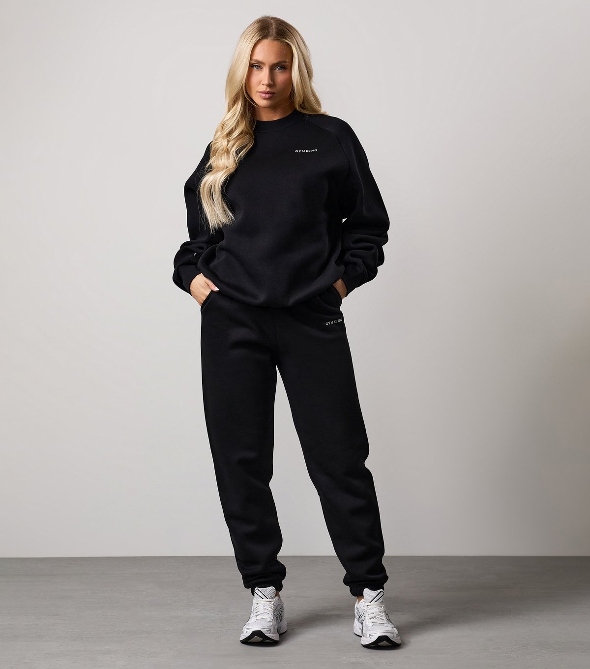 Gym King Women's Black Logo Print Sweatshirt Gym King New Look - 2