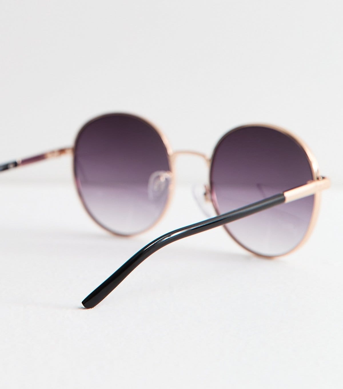 New Look Black Round Sunglasses New Look - 4