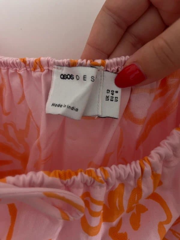 ASOS Design Pink babydoll dress