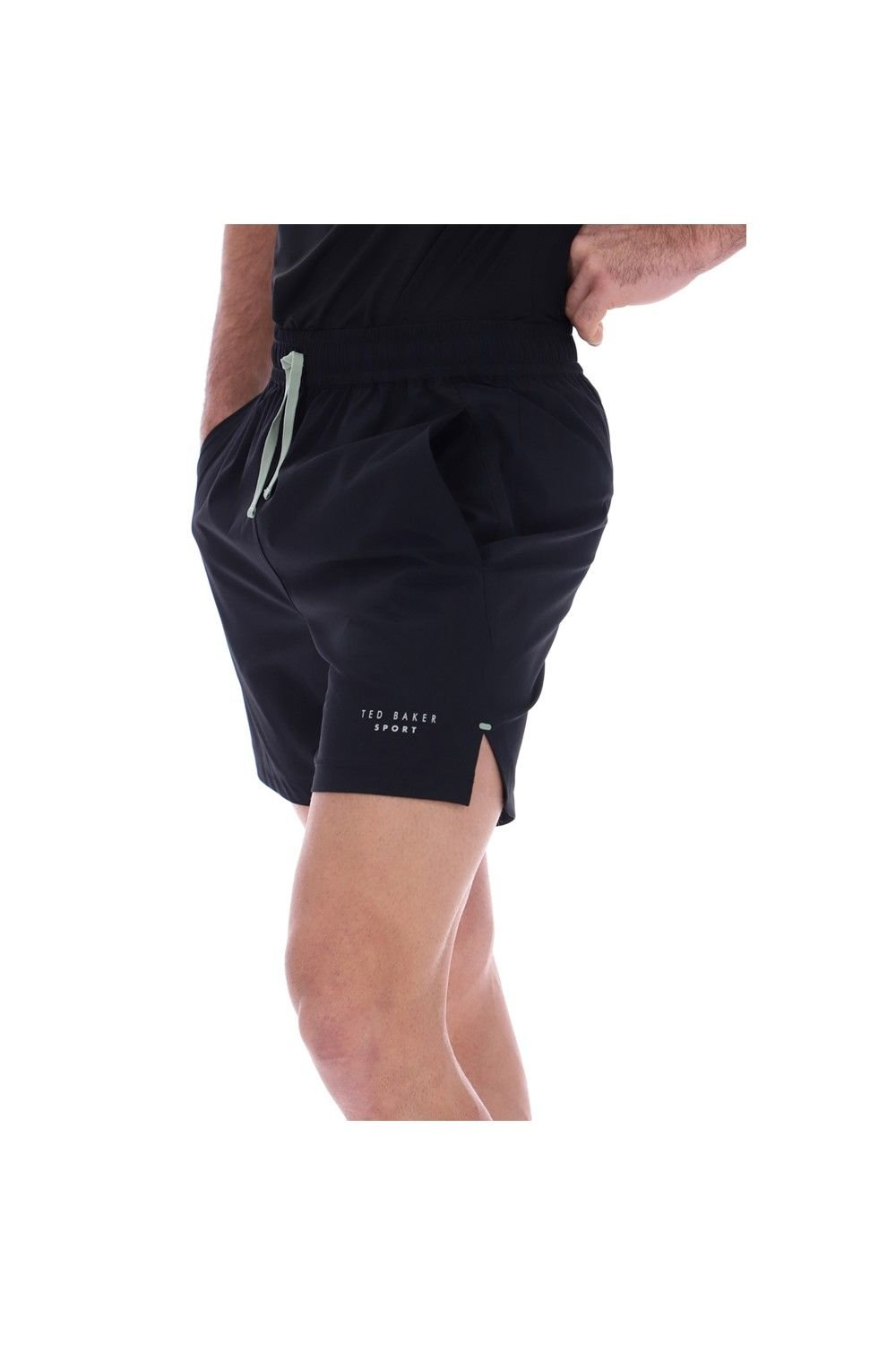 Ted Baker Ted Baker Men's Richard Lightweight Running Shorts in Black - 4