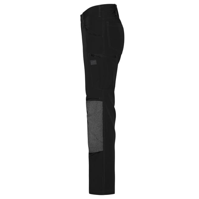 James and Nicholson James and Nicholson Men's 4 Way Stretch Slim Work Trousers in Black - 3