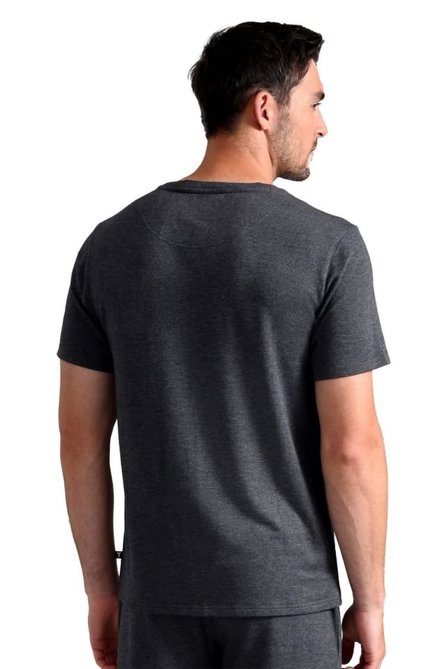 Ted Baker Ted Baker Men's Short Sleeve Luxury Pyjama Top Loungewear T-Shirt in Grey - 2