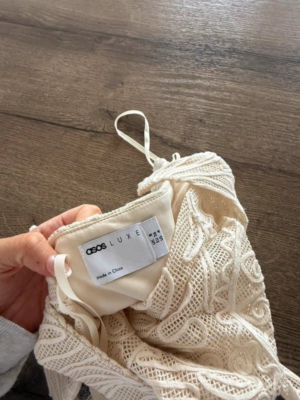 ASOS Crochet halter neck top