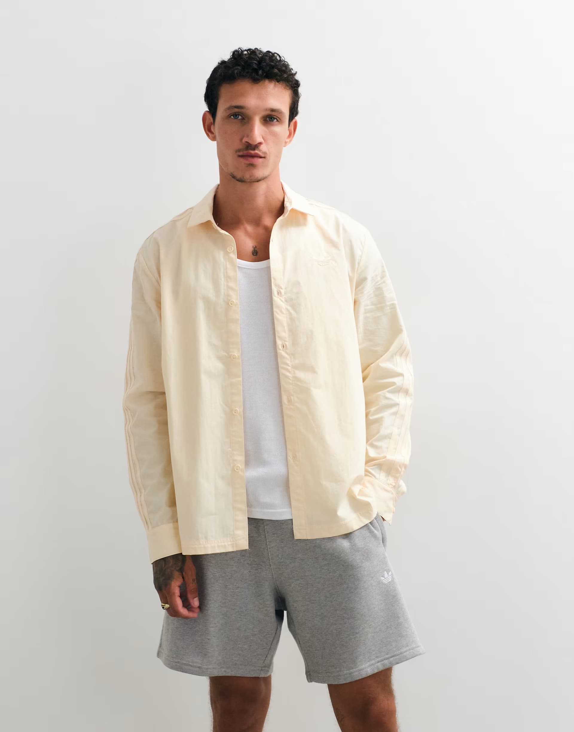ASOS Adidas Originals Tailored Shirt In Off White